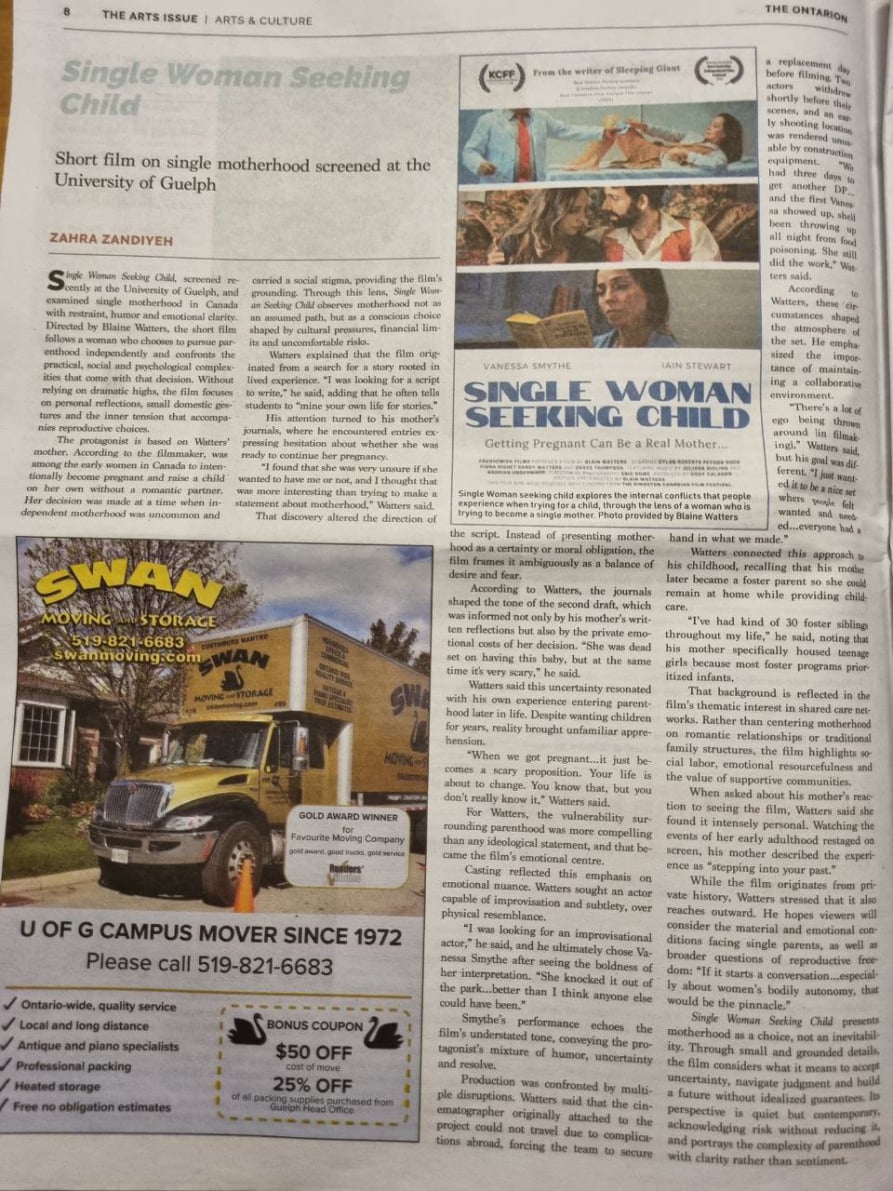 Interview article about Single Woman Seeking Child