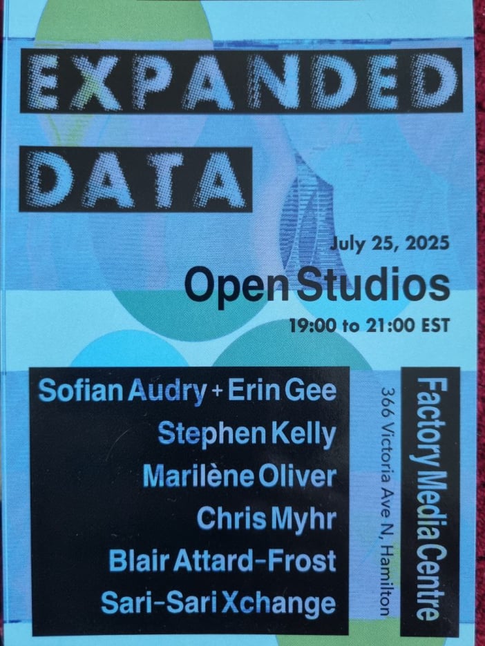 Expanded Data Open Studios poster