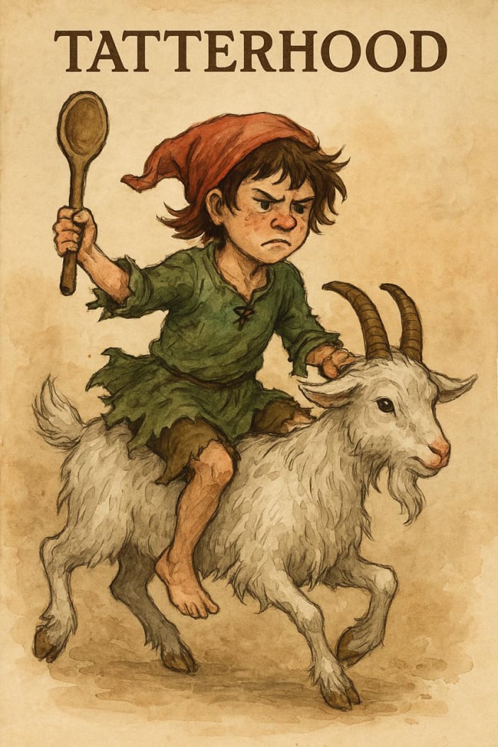 Tatterhood illustrated story panel