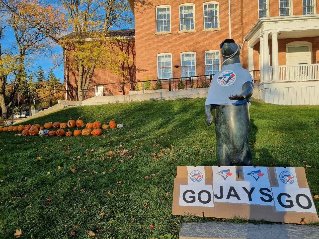 Go Jays campus sculpture at the University of Guelph