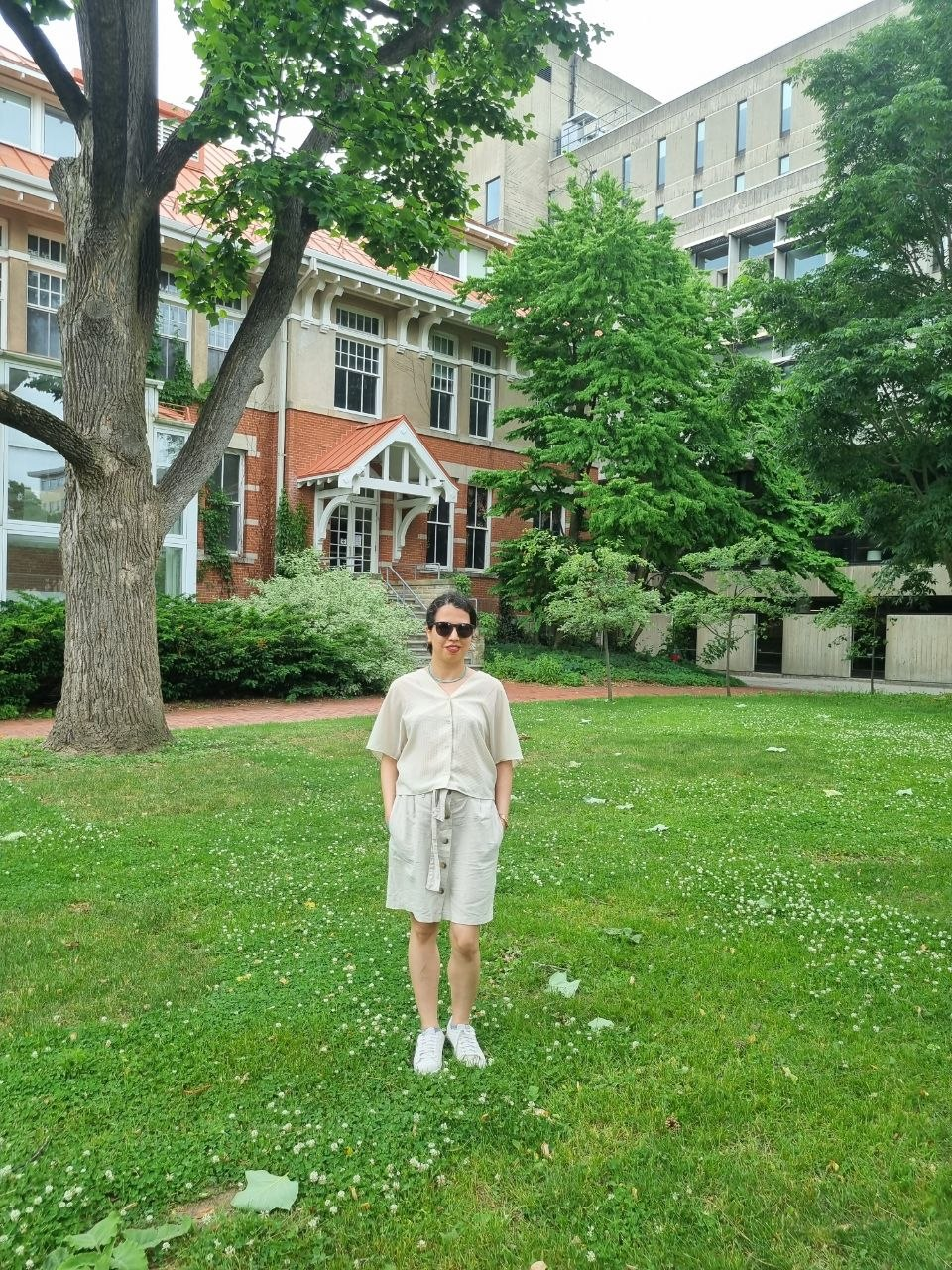 Zahra Zandiyeh on the University of Guelph campus